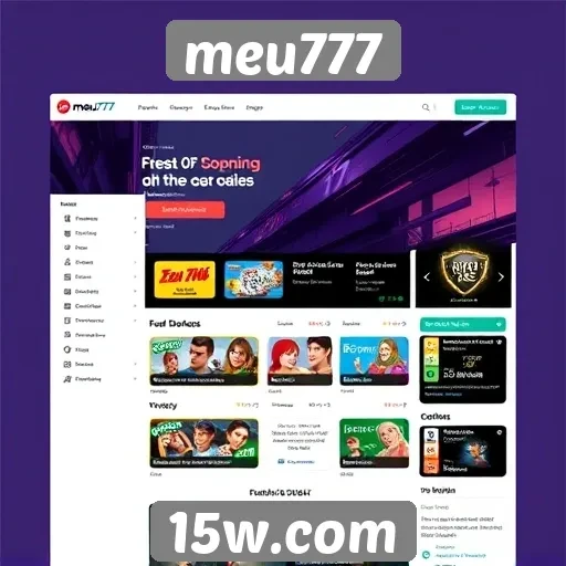 novidades no design do site meu777